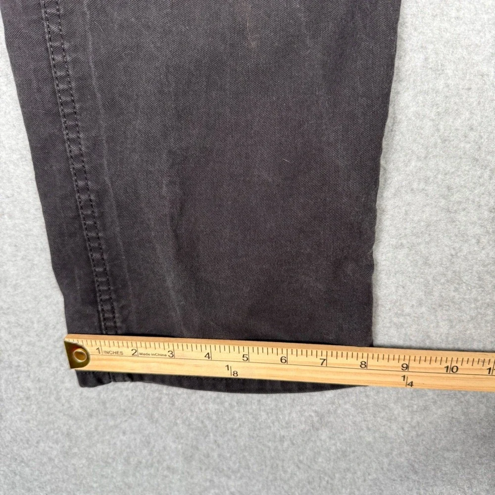 Levis Workwear Fit Mens 36x30 Charcoal Black Stretch Utility Pants Grunge Punk